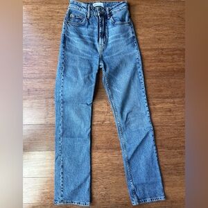 Zara high waist straight denim - size 2